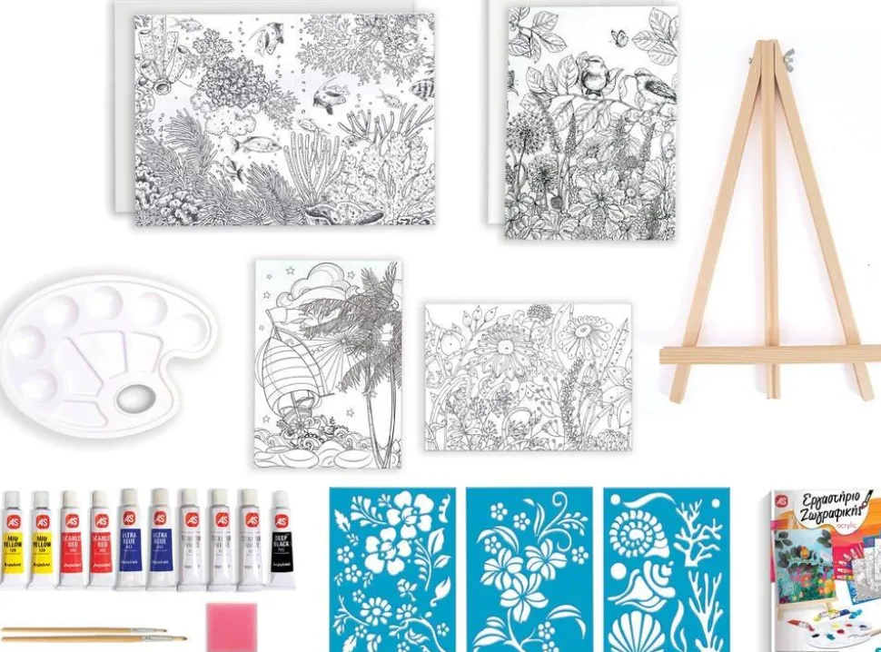 Coffret Peinture Acrylique Crea
