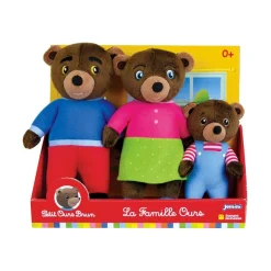 Coffret peluche famille Petit Ours Brun