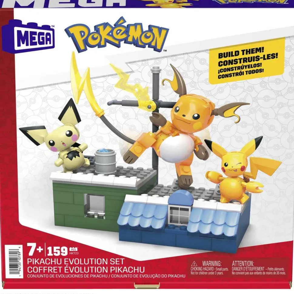Coffret Pikachu set évolution - MEGA Pokemon