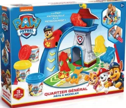 Coffret pâte à modeler quartier général La Pat Patrouille