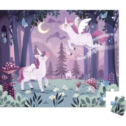 Coffret puzzles 54 pièces Licorne