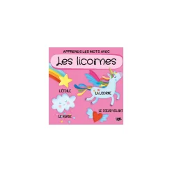 Coffret Qbox puzzle 40 pièces et Livre : Les licornes