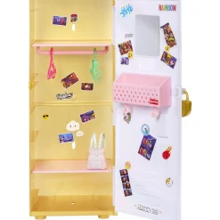 Coffret Rainbow High - poupée et casier Pinkly Paige