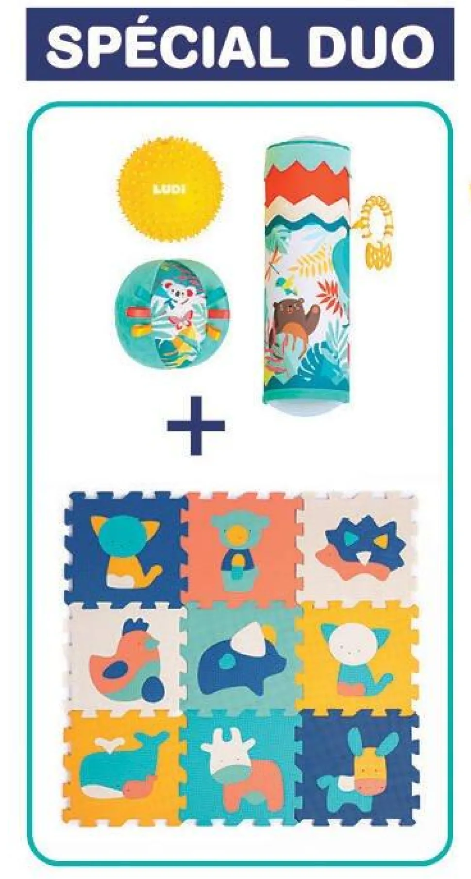 Coffret Sensoriel - 9 Dalles Animaux