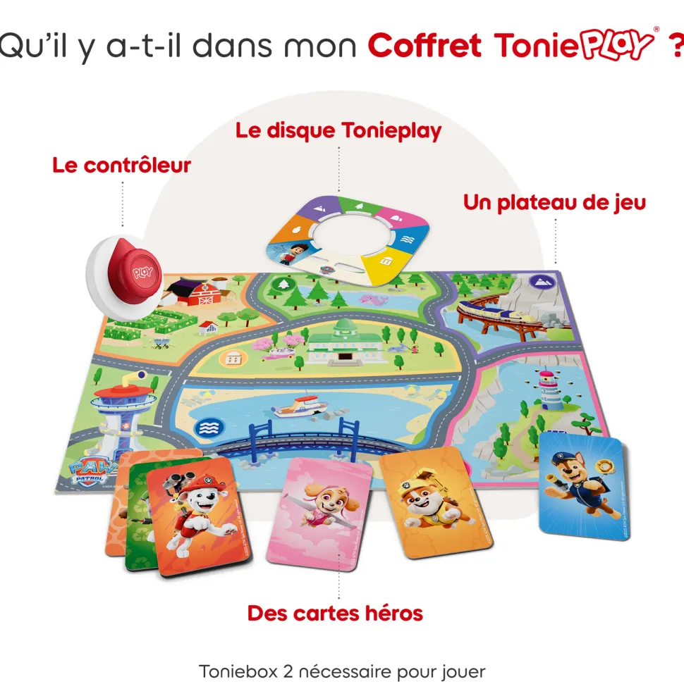Coffret Tonieplay - Les héros de la Grande Vallée à la rescousse - La Pat Patrouille