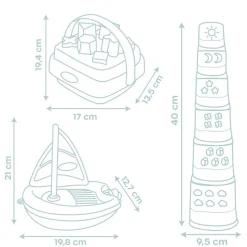 Coffret éveil et bain Little Smoby