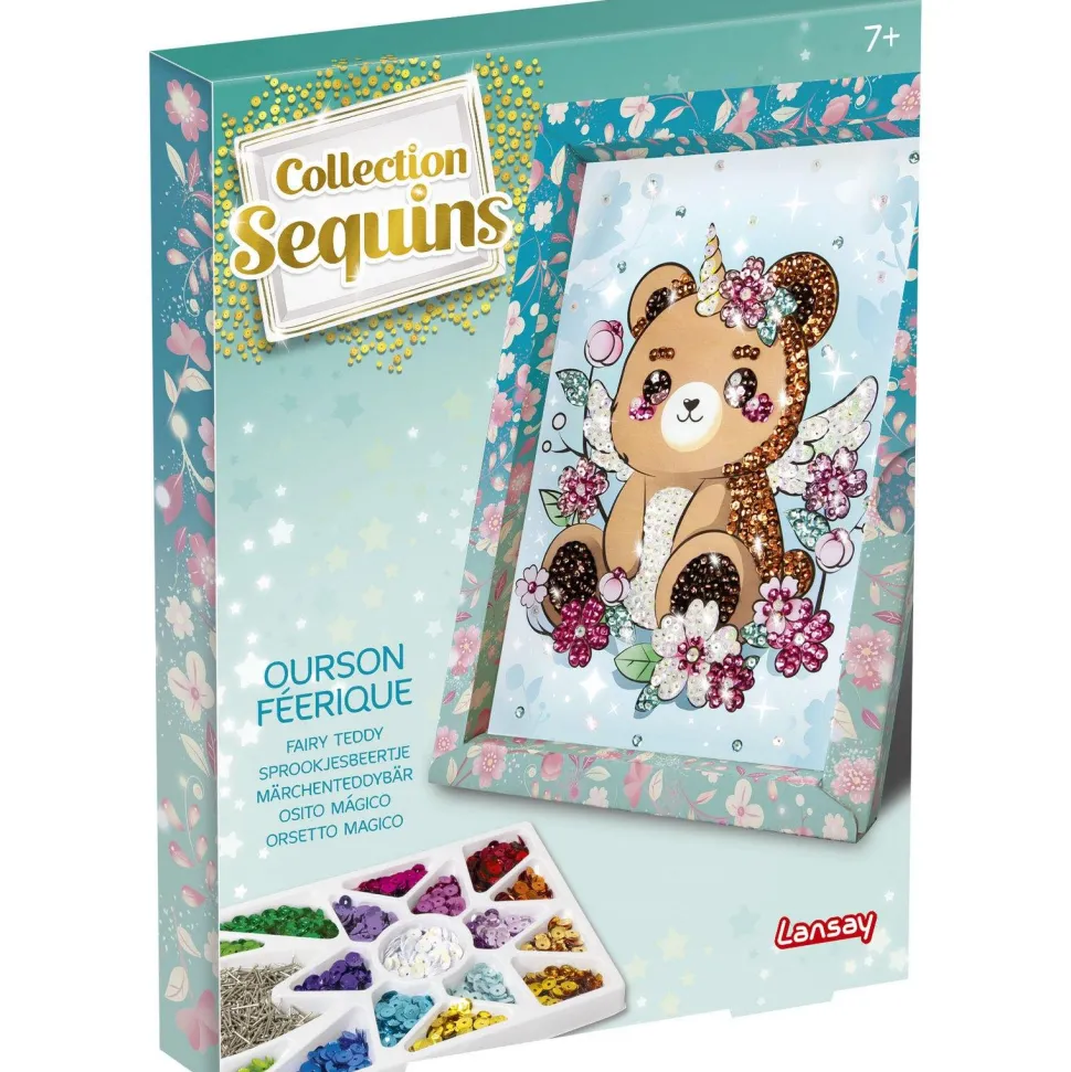 Collection sequins ourson féérique