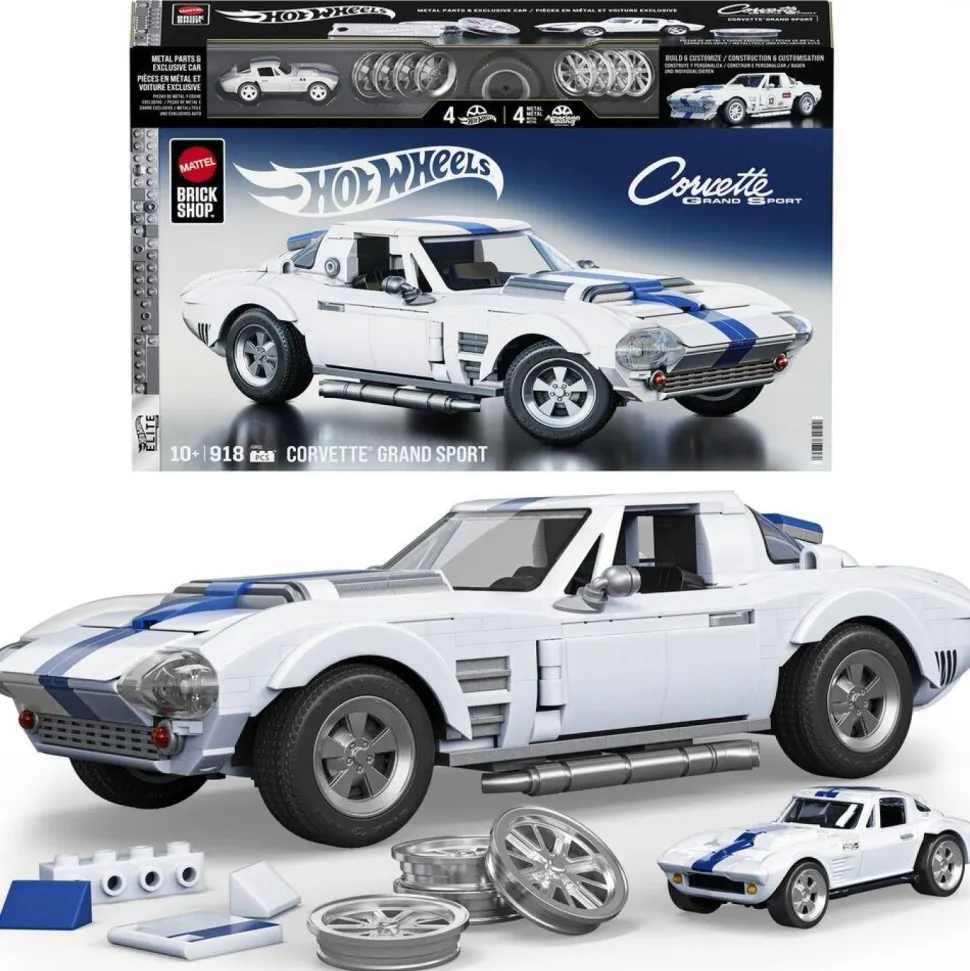 Corvette Hot Wheels à contruire - Mattel Brick Shop