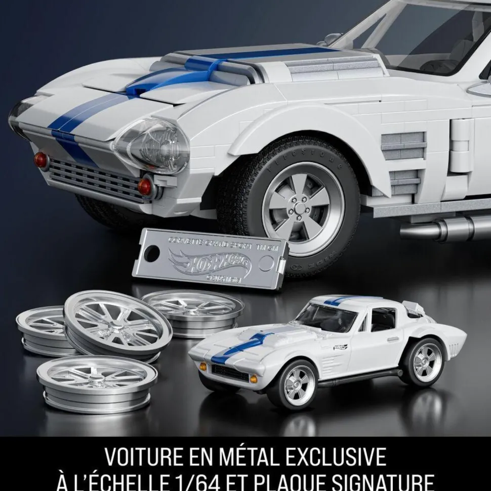 Corvette Hot Wheels à contruire - Mattel Brick Shop