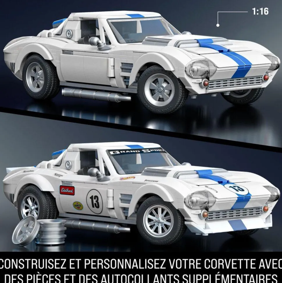 Corvette Hot Wheels à contruire - Mattel Brick Shop