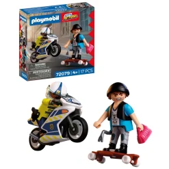 Course-poursuite en moto - Playmobil City Action 72079