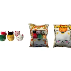 Coussin Kawai - 6 mini Maneki Neko