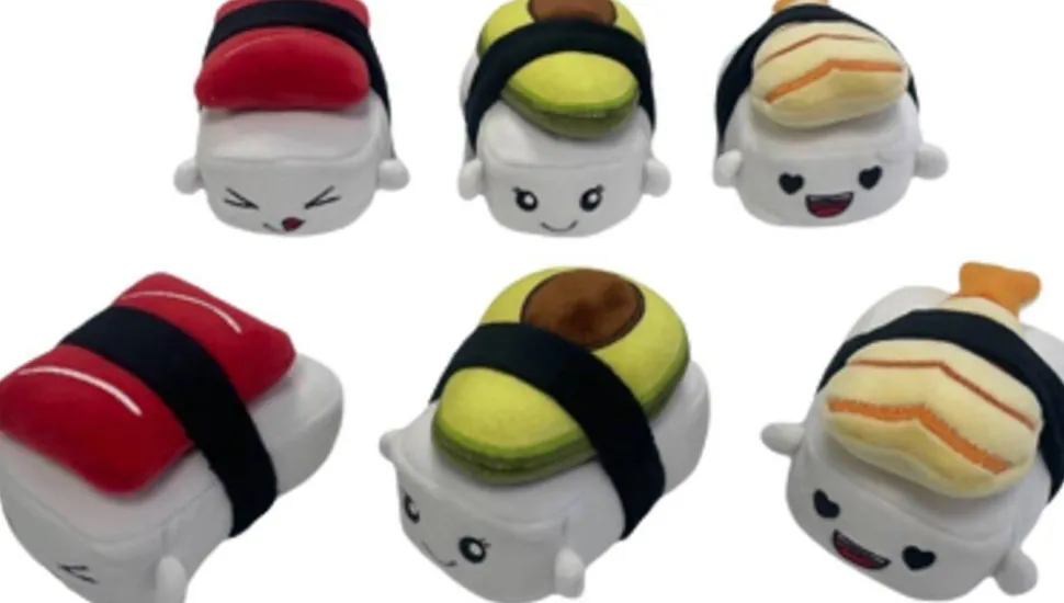 Coussin Kawai - 6 mini sushi
