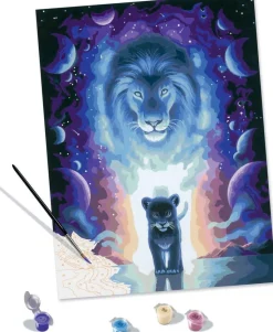 CreArt - peinture au numéro XL Lion - Jojoesart edition