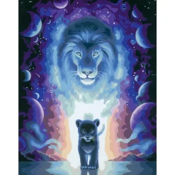 CreArt - peinture au numéro XL Lion - Jojoesart edition