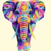 CreArt Peinture aux numéros Grand Eléphant