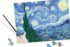 CreArt Peinture aux numéros - Van Gogh La nuit étoilée 30x40 cm