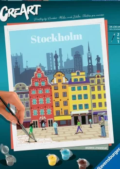 CreArt Peinture aux numéros Stockholm 24x30 cm