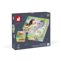 Cubes animaux de la ferme