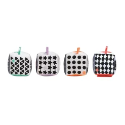 Cubes en tissu - Noir et blanc
