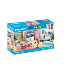 Cuisine avec ilôt central Playmobil My Life 71608