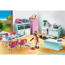 Cuisine avec ilôt central Playmobil My Life 71608
