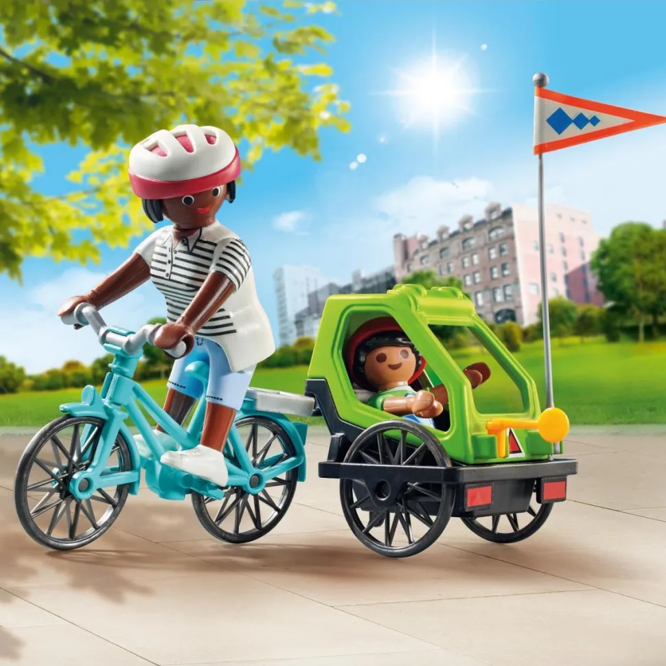 Cyclistes maman et enfant Playmobil Special Plus 70601