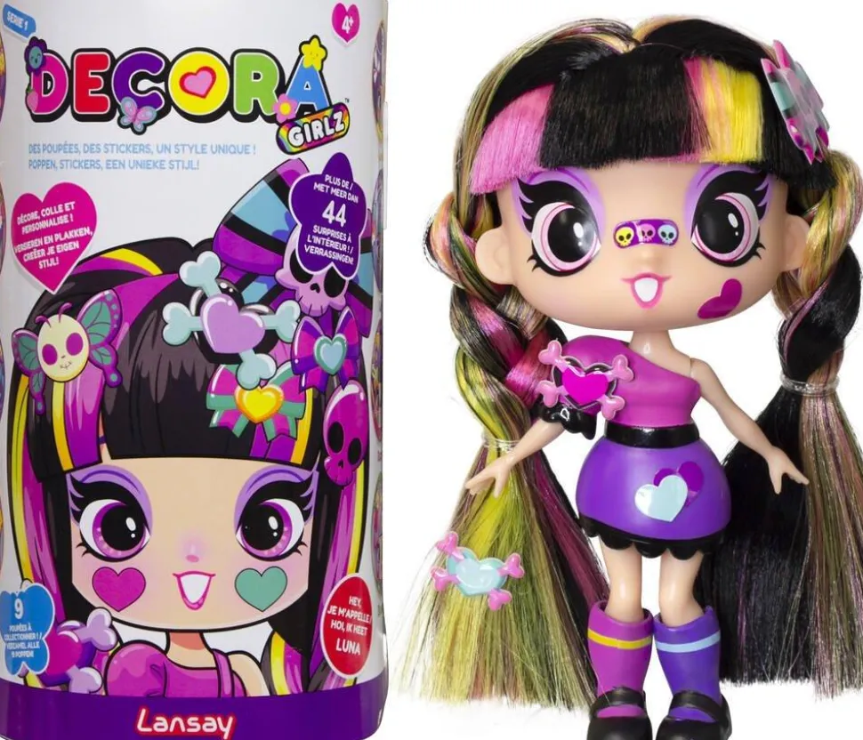 Decora Girlz - Mini Poupee Fashion A Personnaliser - Luna