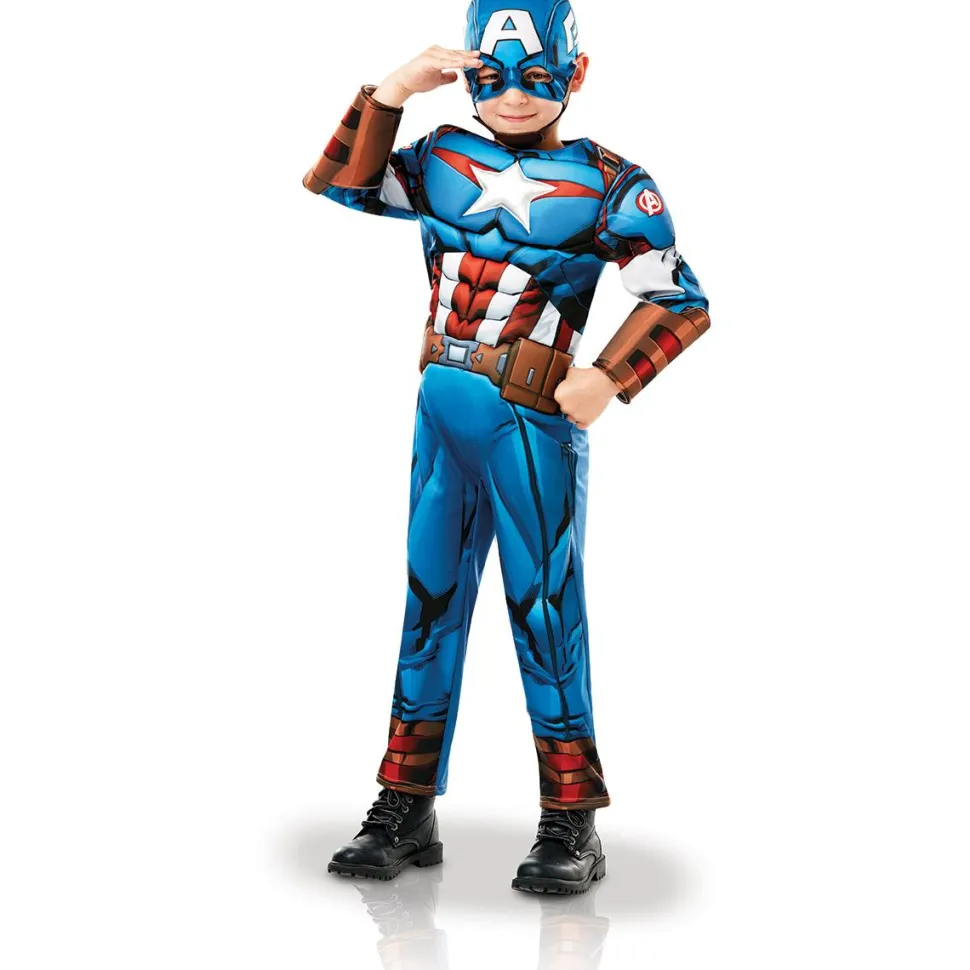Déguisement Captain America - Taille S 3-4 ans