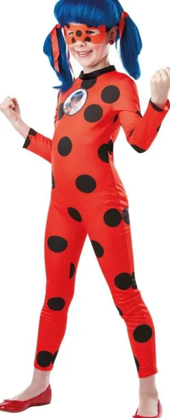 Déguisement Ladybug taille 7/8 ans et peluche Tikki