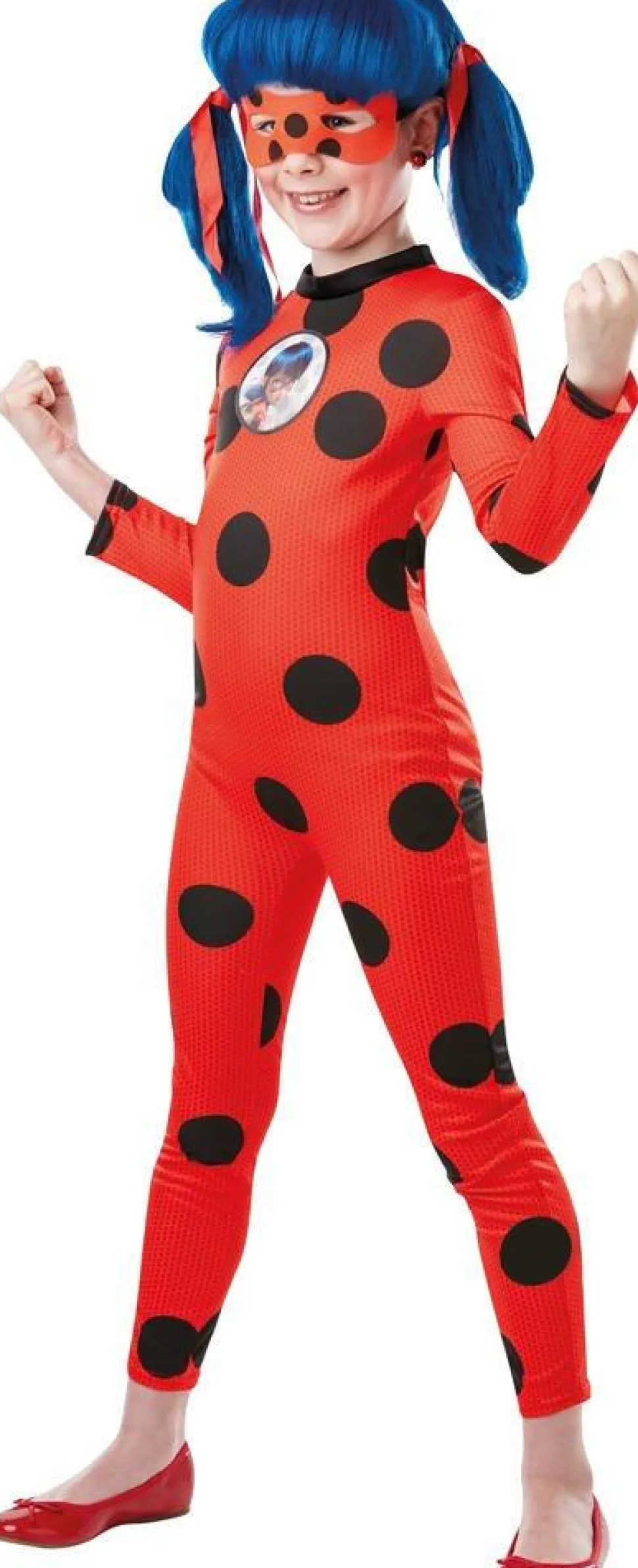 Déguisement Ladybug Taille 5/6 ans et peluche Tikki