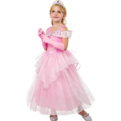 Déguisement Luxe Princesse Rose taille 5-7 ans