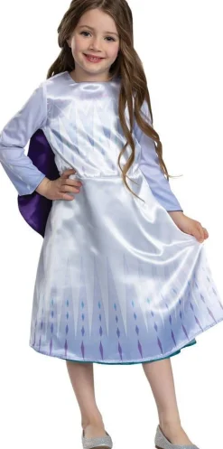 Déguisement Réversible Elsa Et Anna 3/4 ans - La Reine Des Neiges