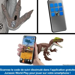 Dinosaure Aucasaurus sonore - saga Jurassic World renaissance
