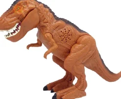 Dinosaure T-Rex rugissant avec effets lumineux