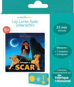 Disney Le Roi Lion - Livre Audio - Defi Vilain Échappe À Scar
