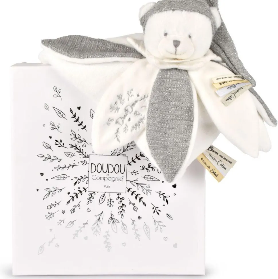 Doudou Ours Argent Collector 25 ANS