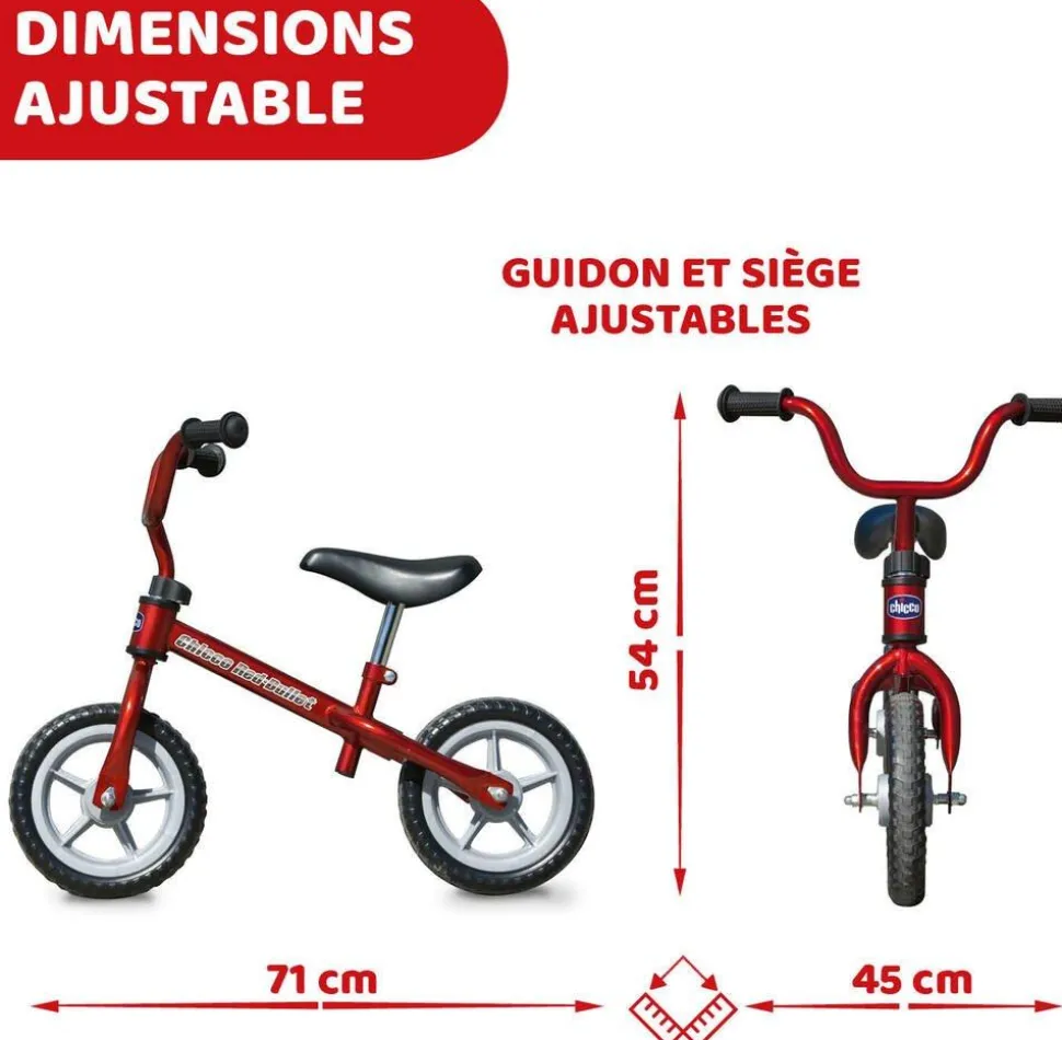 Draisienne Mon Premier Vélo Rouge