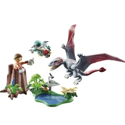 Drone d'observation avec dimorphodon - Playmobil Dinos 71525