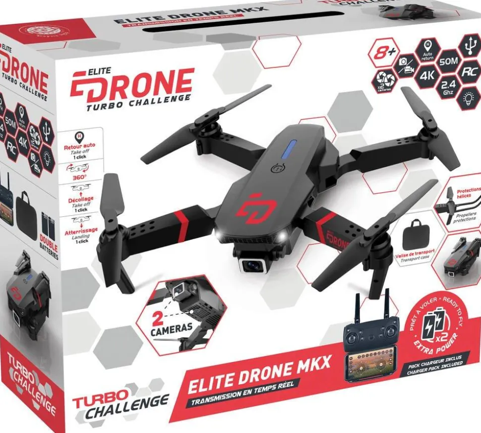 Drone radiocommandé Elite Turbo Challenge 2,4 GHZ