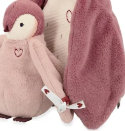 Duo De Peluches Manchots Roses Doux Et Rassurants Avec Rubans En C