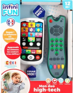 Duo High Tech : Téléphone et Télécommande - Infini fun