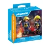 Duo Pack Pompiers avec hache et extincteur - Playmobil 71885