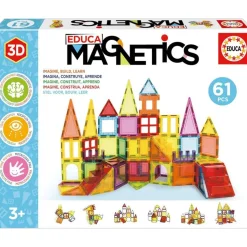 Educa magnetics 61 pièces - Construction puzzle en 3D