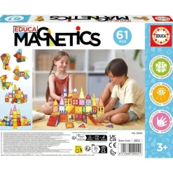 Educa magnetics 61 pièces - Construction puzzle en 3D