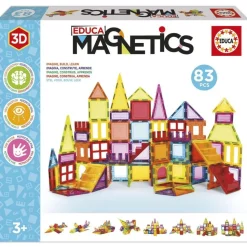 Educa magnetics 83 pièces - Construction en 3D