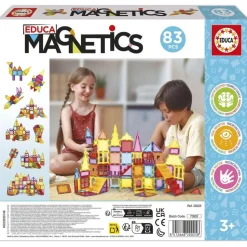 Educa magnetics 83 pièces - Construction en 3D