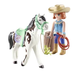 Ellie et Sawdust Playmobil Horses of Waterfall 71358