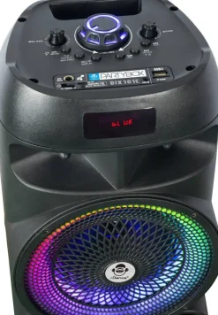 Enceinte bluetooth avec lumière disco