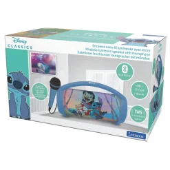 Enceinte portable bluetooth sans fil lumineuse Stitch